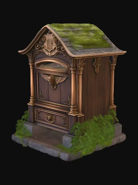 3D model for Heraldic Mailbox