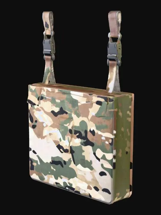 3D model for Camouflage Plate Carrier Panel