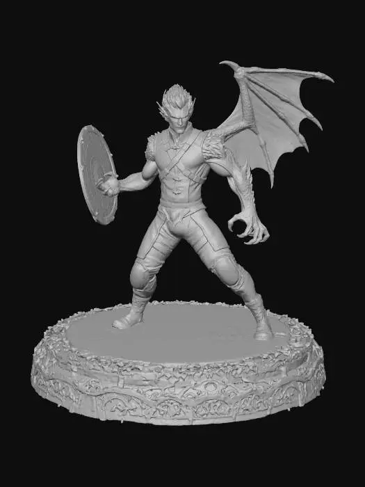 3D model for Dragon Warrior