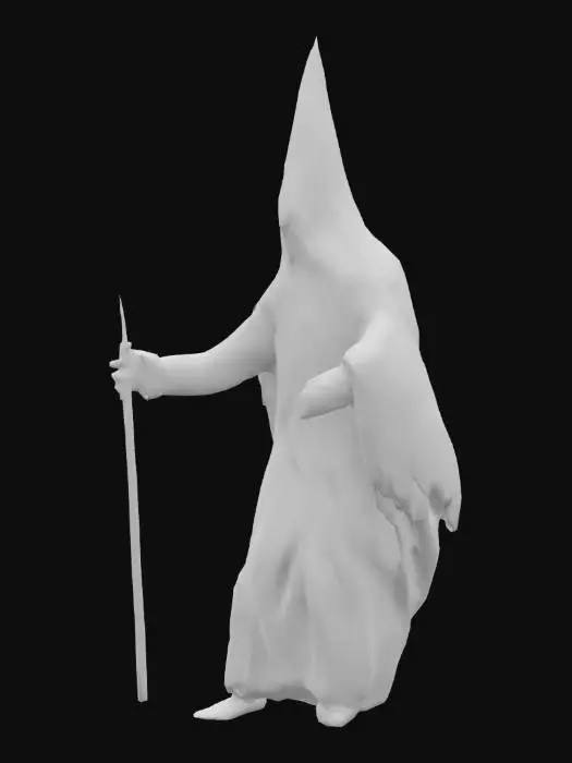 3D model for Pilgrim in Black Robes