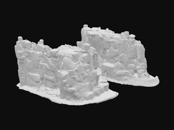 3D model for Rocky Cliff Duo