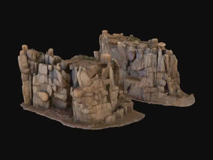 3D model for Rocky Cliff Duo