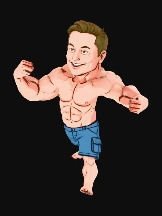 3D model for elon musk