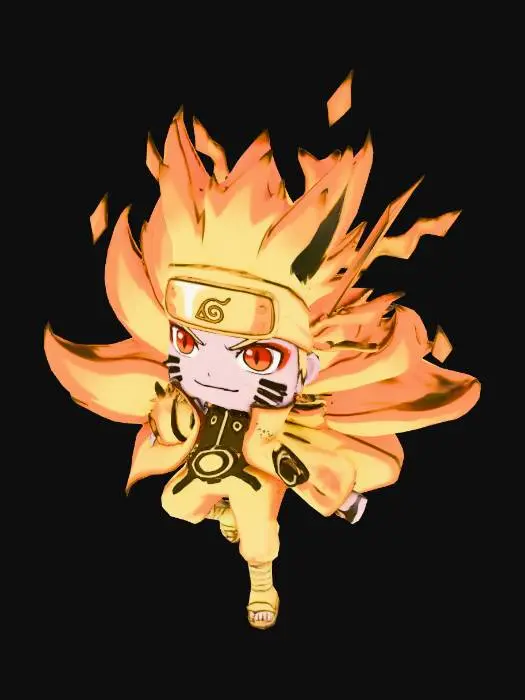 3D model for Chibi Flame Warrior