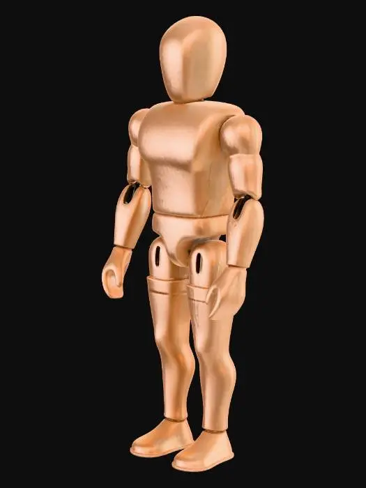3D model for action figure