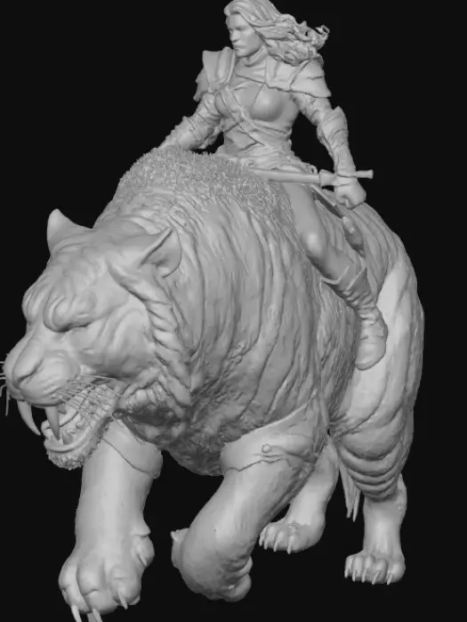 3D model for Warrior of the North