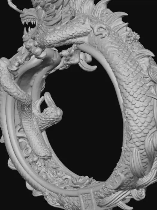 3D model for Golden Dragon Bracelet
