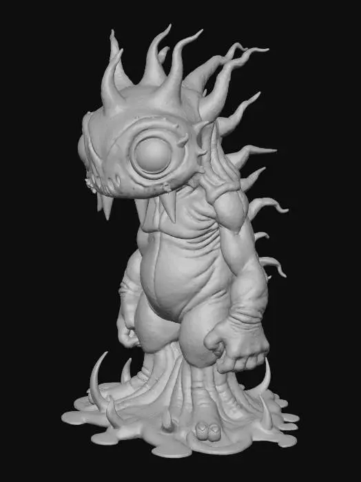 3D model for MUCK MONSTER, black tar monster