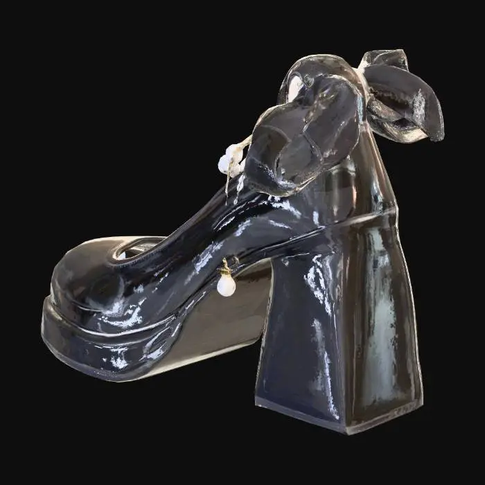 3D model for Black Elegance Heels