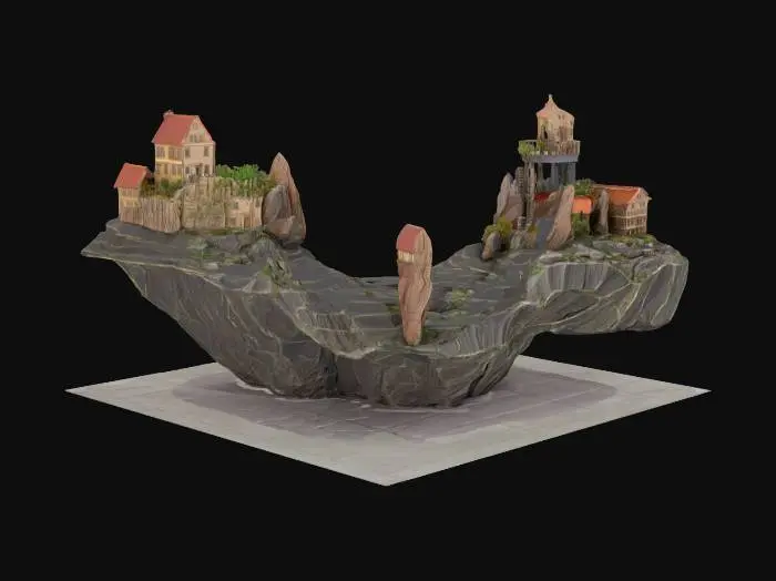3D model for Floating Island Dreamscape