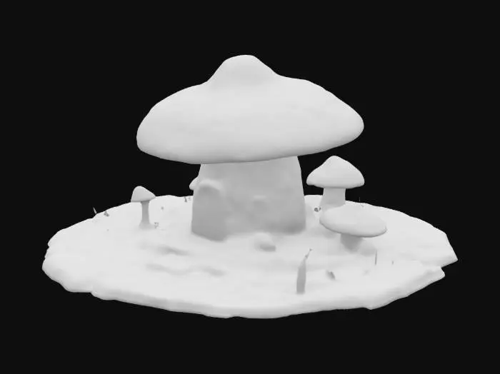 3D model for Mushroom Cottage