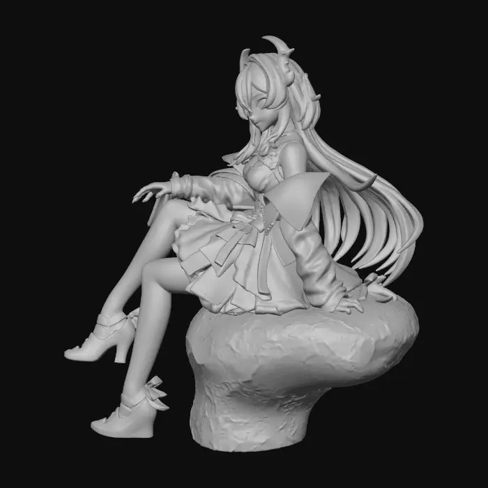 3D model for Arknights Figure