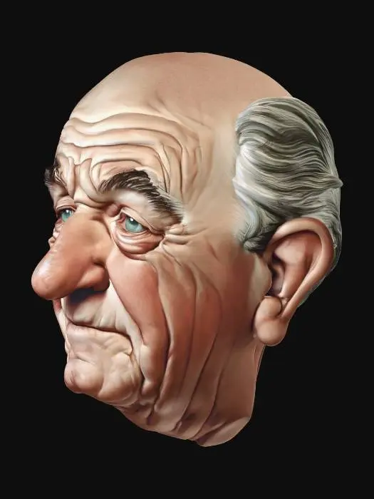 3D model for Wrinkles of Time