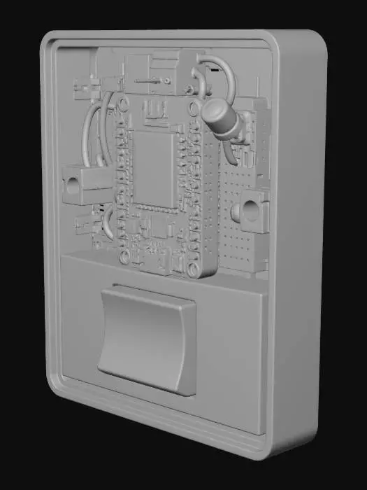 3D model for Internal View of a WiFi Smart Switch
