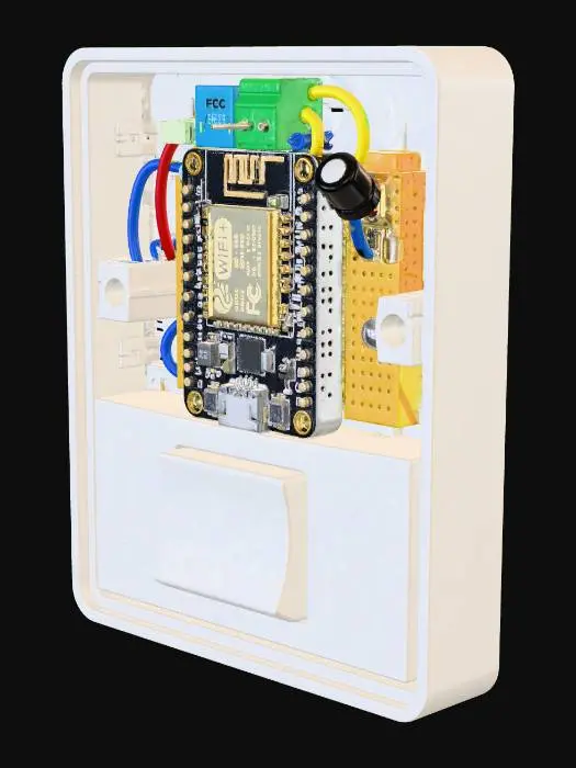 3D model for Internal View of a WiFi Smart Switch