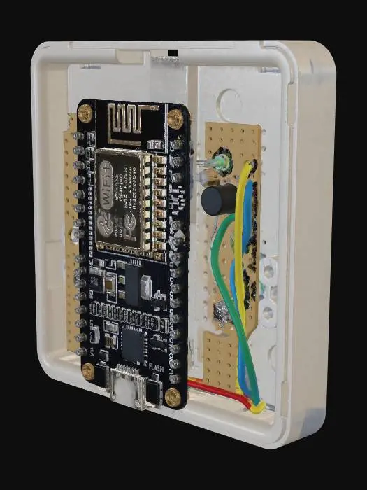 3D model for ESP8266 WiFi Development Board in Enclosure