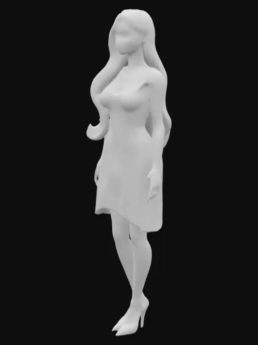 3D model for barbie doll hyper realist 3d 8k