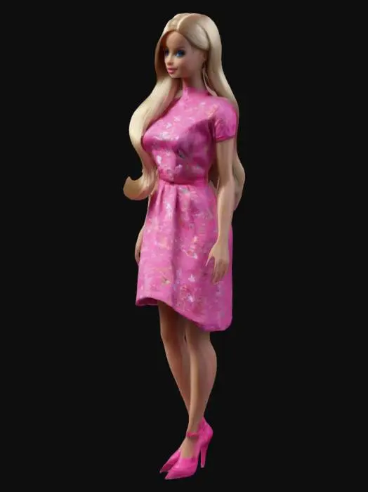 3D model for barbie doll hyper realist 3d 8k