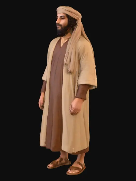 3D model for Man in Traditional Attire