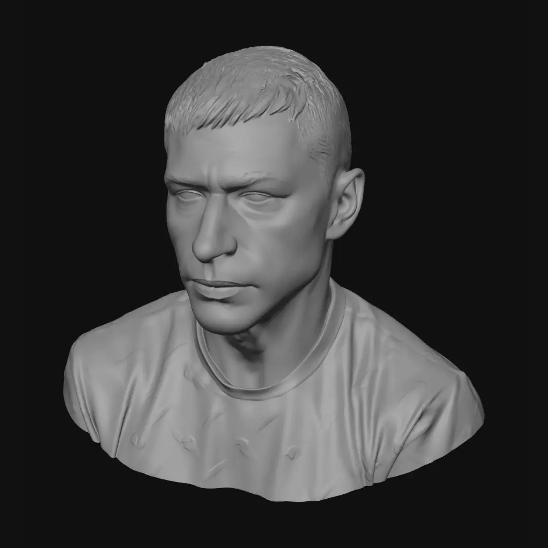 3D model for Contemplative Portrait