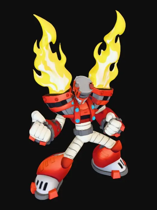 3D model for Flame Guardian