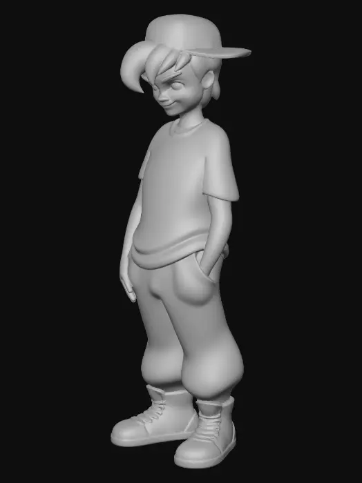 3D model for Cool Cap Kid