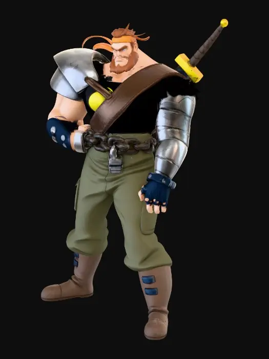 3D model for Warrior Sentinel