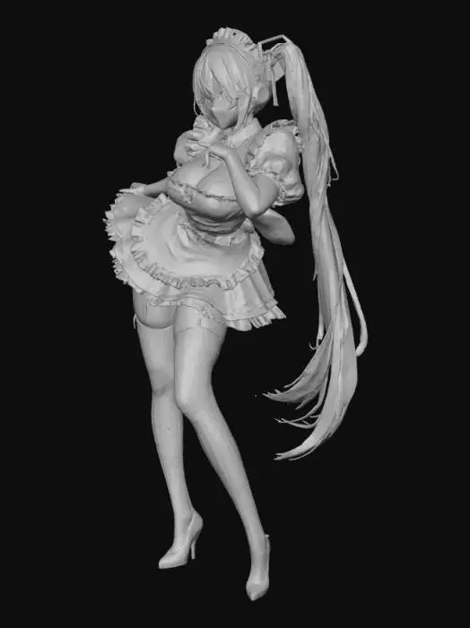 3D model for hatsune miku