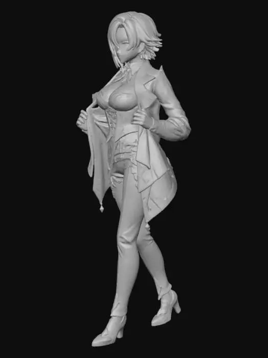 3D model for Arlecchino Genshin Impact
