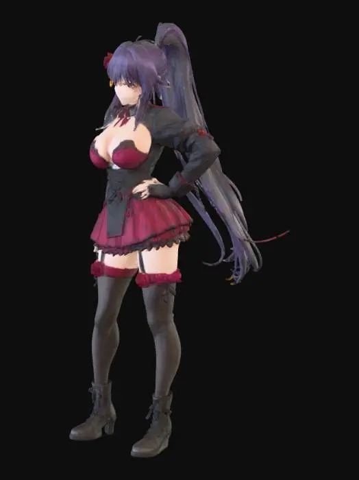 3D model for Akeno Himejima