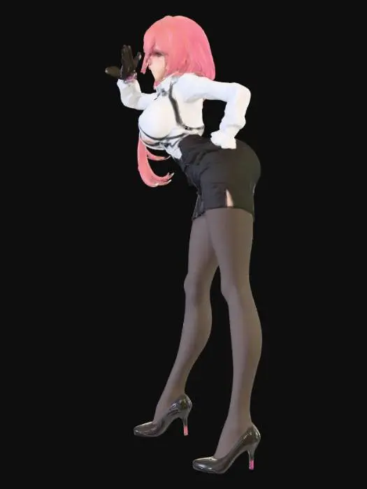 3D model for tsukishiro yanagi zzz