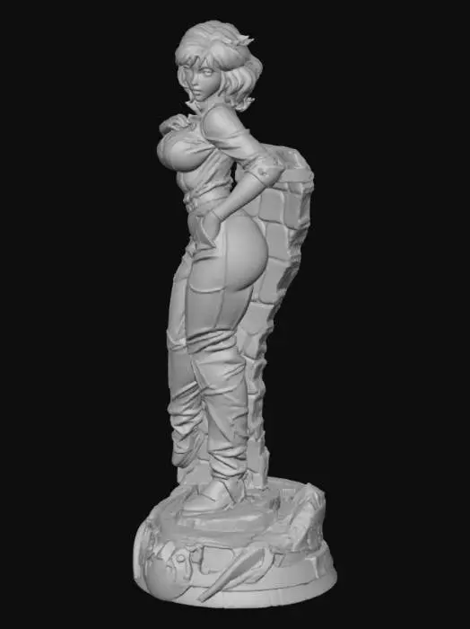 3D model for April O'Neil