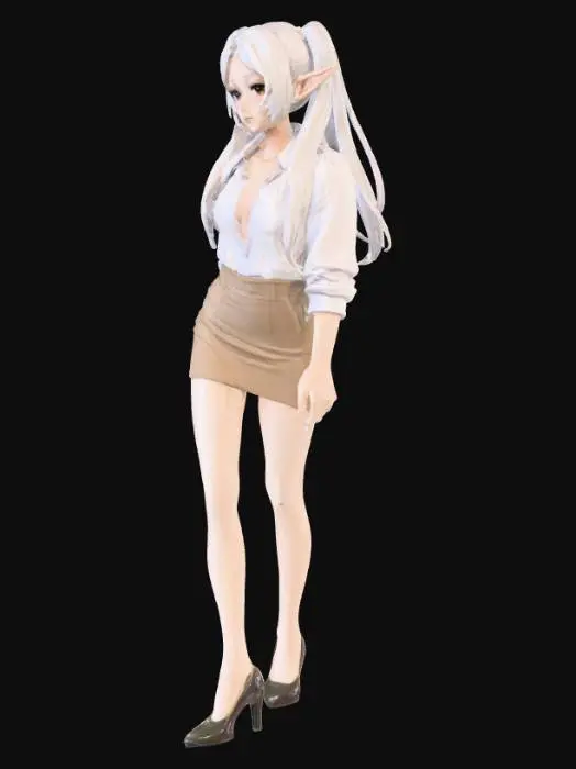 3D model for Sousou no Frieren elf