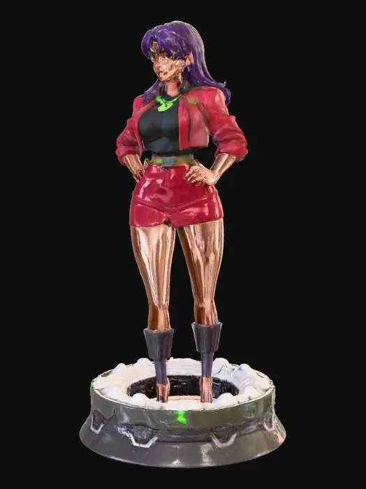 3D model for Misato Katsuragi