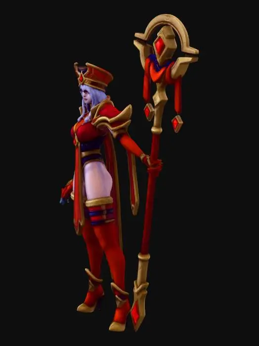 3D model for Sally Whitemane