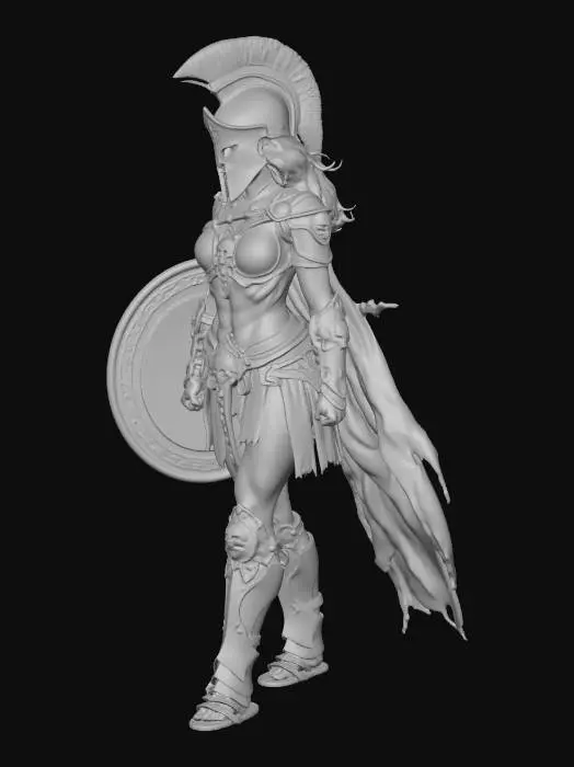 3D model for Sparta Girl