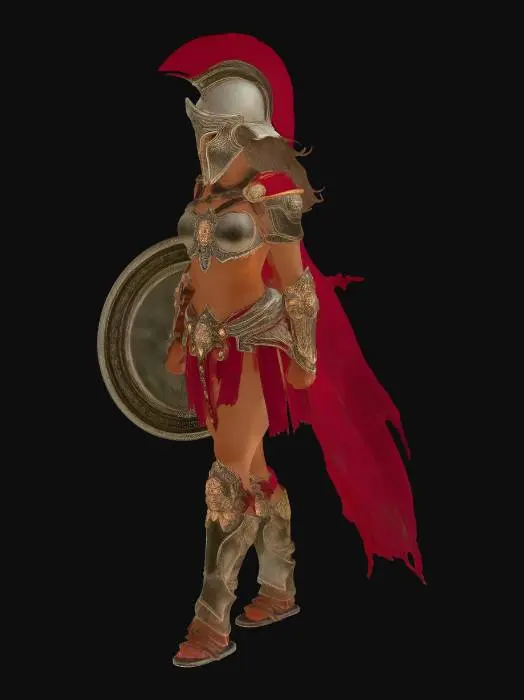 3D model for Sparta Girl