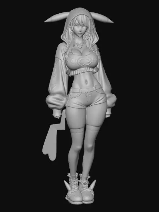 3D model for Pikagirl
