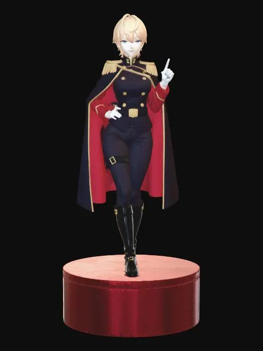 3D model for 出いず雲も 天てん花か, Izumo Tenka