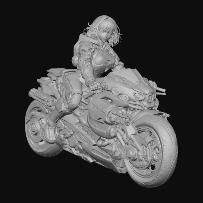 3D model for Golden Thunder Rider