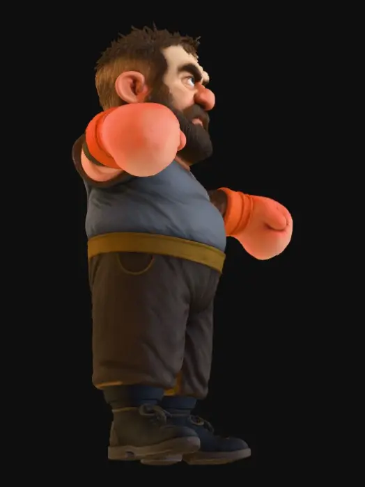 3D model for Boxing Instructor