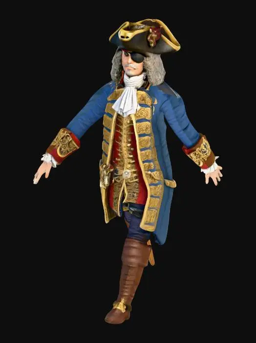 3D model for Admirante Lezo, #heroe#