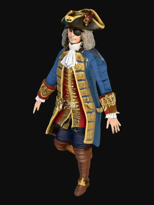 3D model for Admirante Lezo, #heroe#