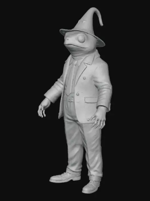 3D model for Buisness Frog