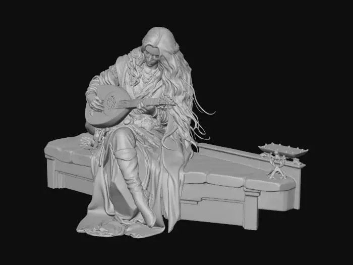 3D model for Emberhall Minstrel