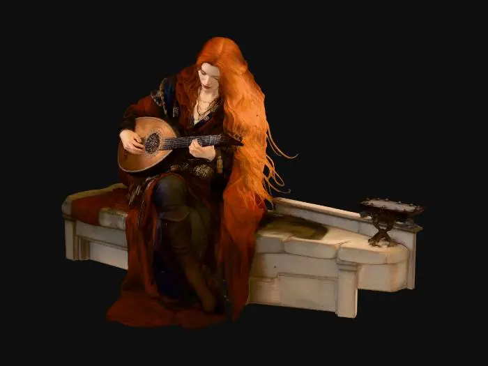 3D model for Emberhall Minstrel