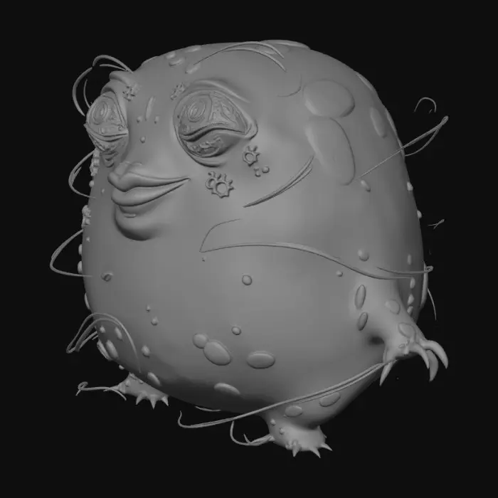 3D model for Neon Orbit Blob