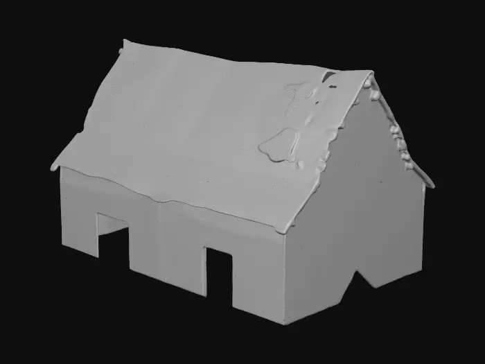 3D model for Winter Barn Serenity