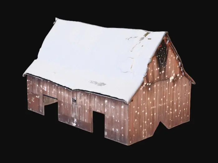 3D model for Winter Barn Serenity