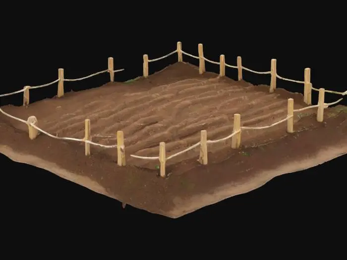 3D model for An empty garden plot